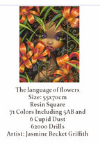 The Language of Flowers by Jasmine Becket Griffit - Premium Diamond Painting kit 55x70cm
