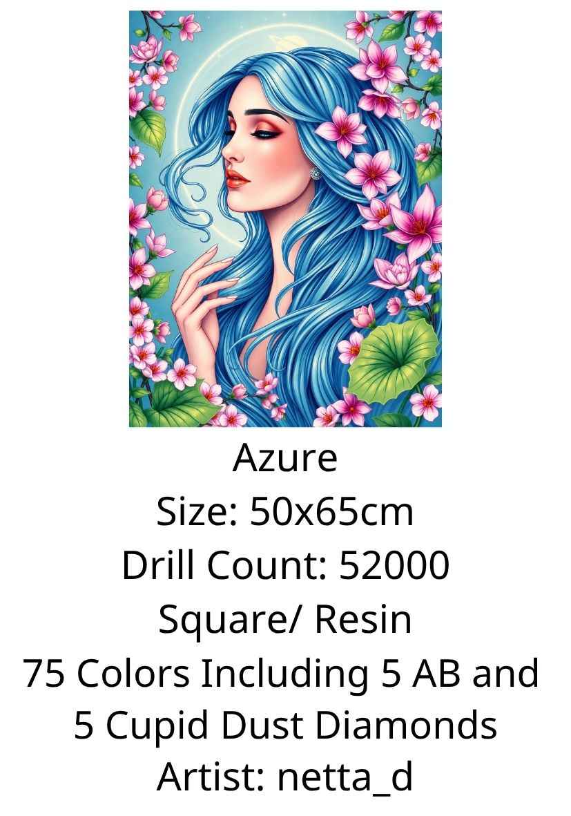 Azure by netta_d - Premium Diamond Painting kit 50x65cm