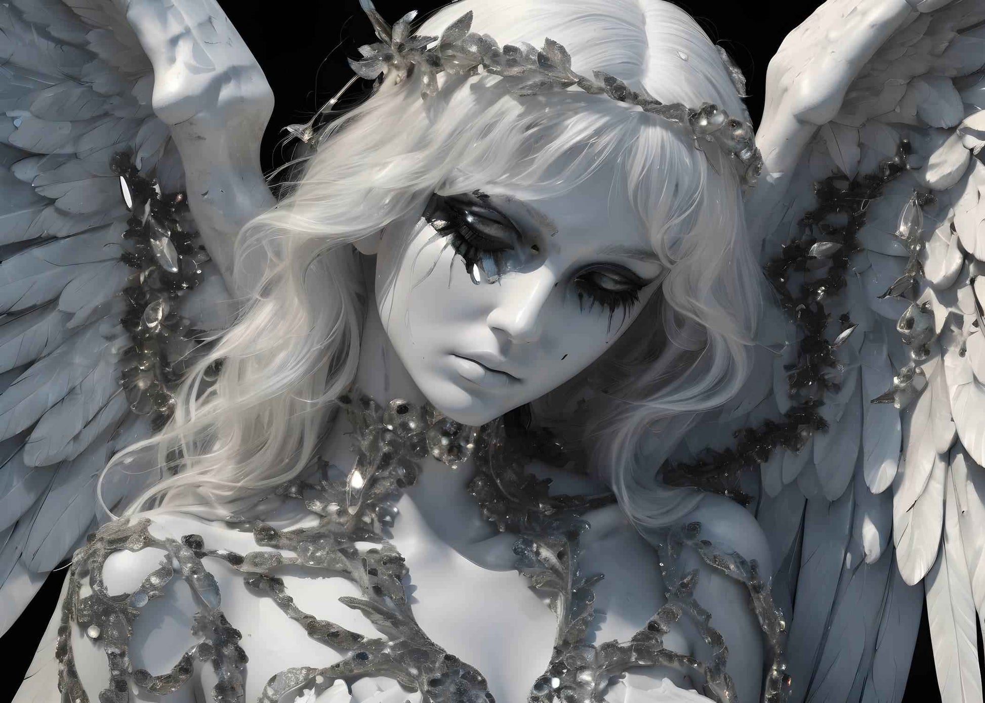 Shipped from EU - Made to Order - Tears of the Fallen – Diamond Painting Kit 40cm x 56cm