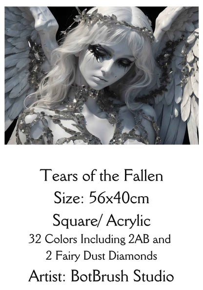 Shipped from EU - Made to Order - Tears of the Fallen – Diamond Painting Kit 40cm x 56cm
