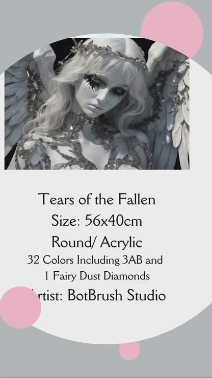 Shipped from EU Tears of the Fallen – Diamond Painting Kit 40cm x 56cm