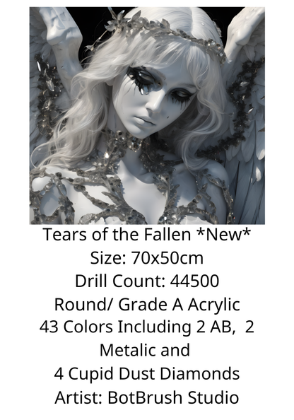 *NEW* Tears of the Fallen - Premium Diamond Painting kit 70x50cm